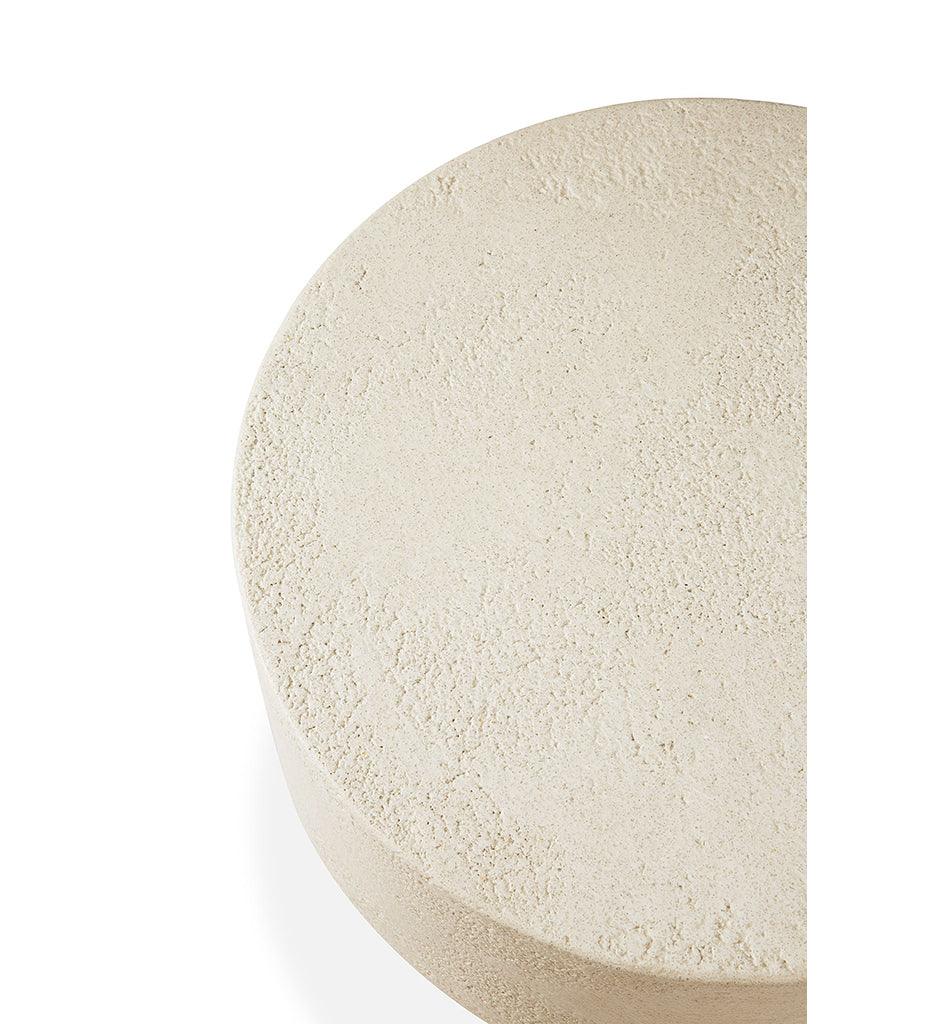 Allred Collaborative - Ethnicraft - Elements Side Table - Microcement - Off White - Mushroom Shape - 16 in. - Elements Side Table - Microcement - Off White - Mushroom Shape - 16 in. - 26413