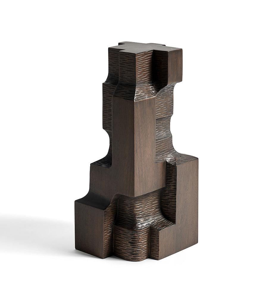 Allred Collaborative - Ethnicraft - Espresso Block Organic Sculpture - Mahogany - Espresso Block Organic Sculpture - Mahogany - 29702