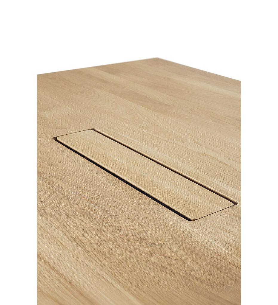 Allred Collaborative - Ethnicraft - Geometric Meeting Table - Varnished Oak - Rectangular - 123 in. - Geometric Meeting Table - Varnished Oak - Rectangular - 123 in. - 53061