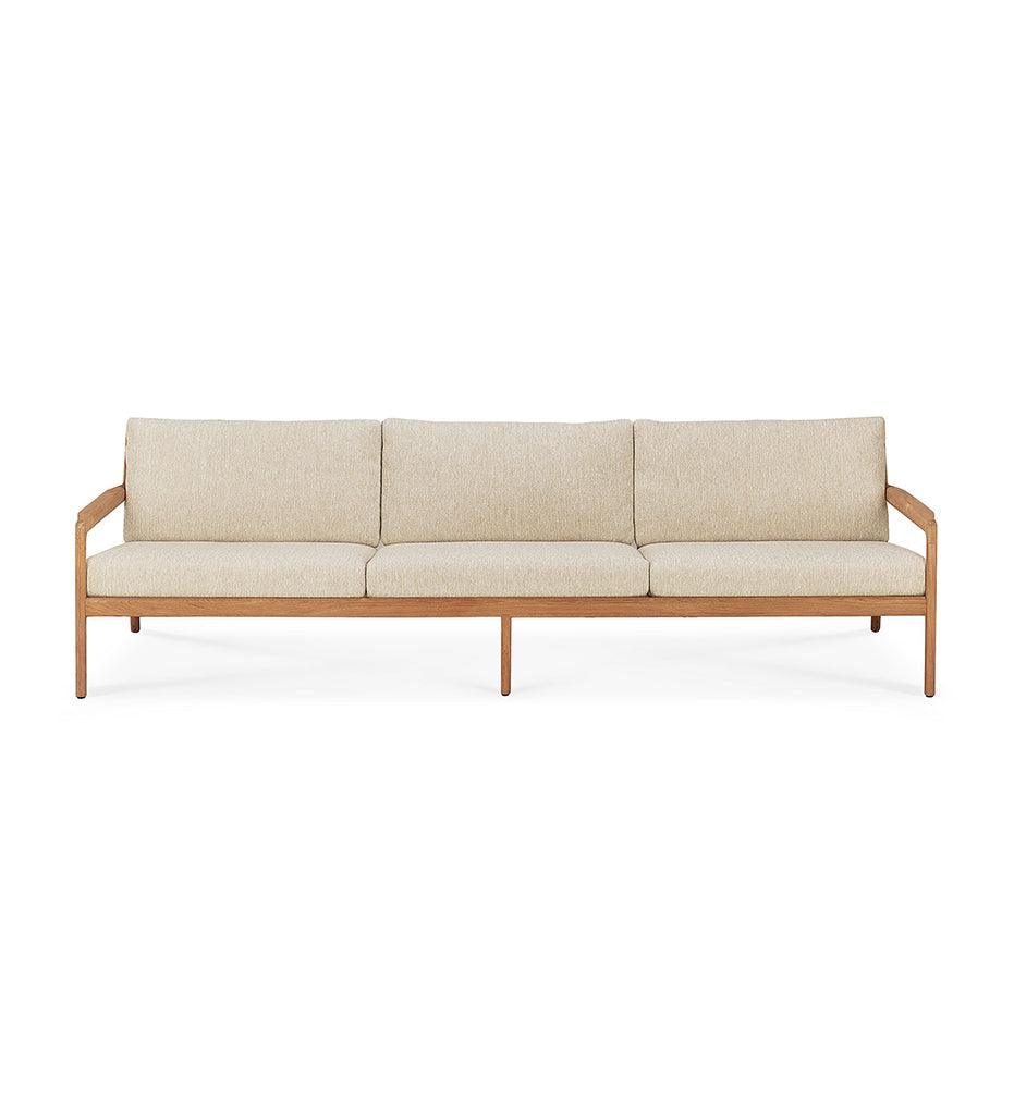 Allred Collaborative - Ethnicraft - Jack Outdoor 3-Seater Teak Sofa - - Jack Outdoor 3-Seater Teak Sofa - - 10242