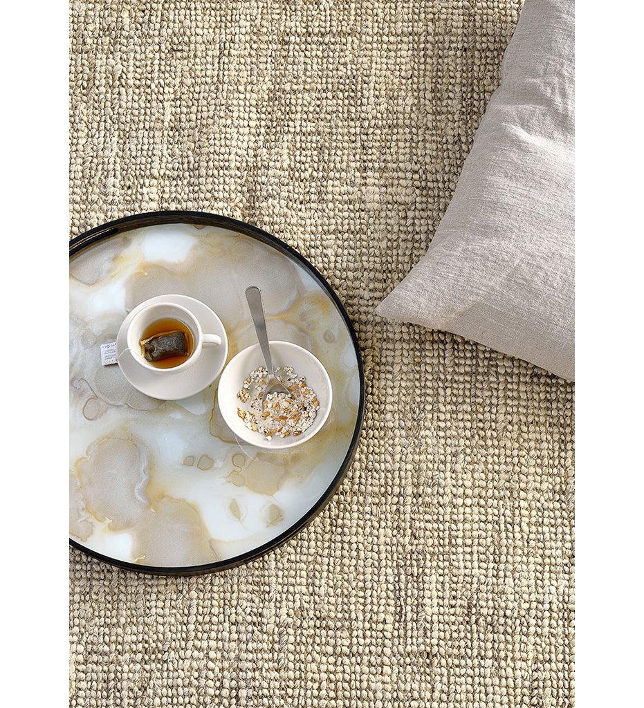 Allred Collaborative - Ethnicraft - Mist Gold Organic Glass Tray - Round - S - Mist Gold Organic Glass Tray - Round - S - 20361