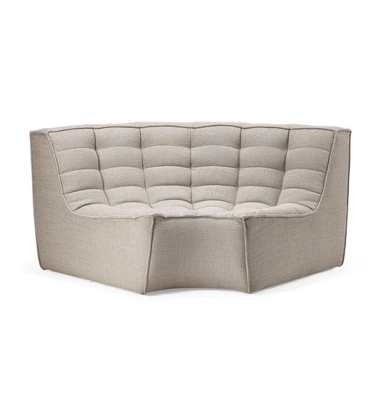 Allred Collaborative - Ethnicraft - N701 Modular Sofa - Round Corner - 90 - N701 Modular Sofa - Round Corner - 90 - 20212