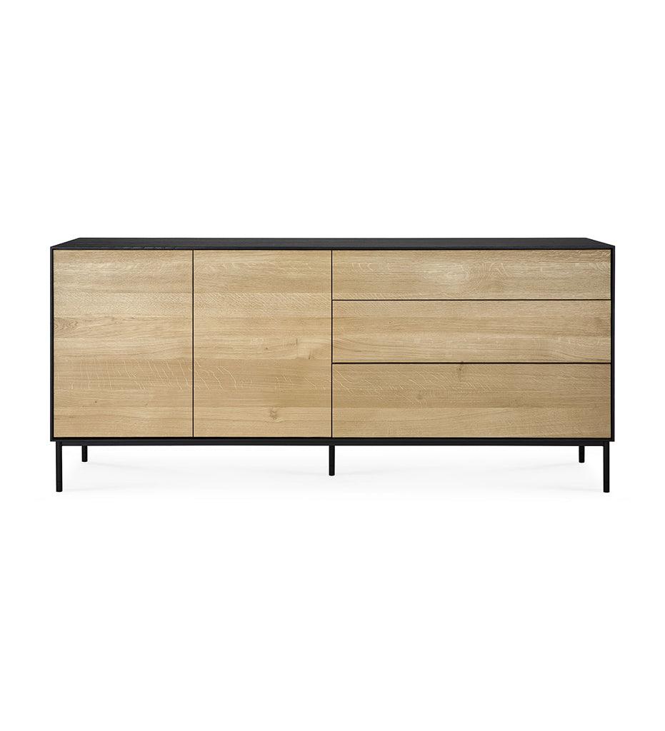 Allred Collaborative - Ethnicraft - Oak Blackbird Sideboard - 2 Doors - 3 Drawers - Oak Blackbird Sideboard - 2 Doors - 3 Drawers - 51471