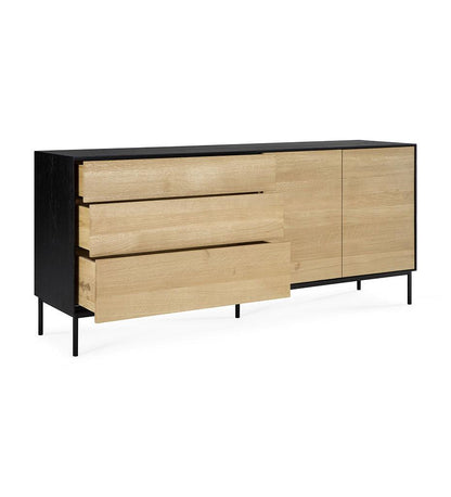 Allred Collaborative - Ethnicraft - Oak Blackbird Sideboard - 2 Doors - 3 Drawers - Oak Blackbird Sideboard - 2 Doors - 3 Drawers - 51471