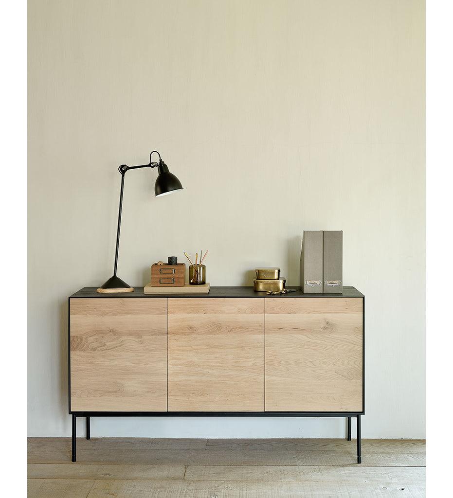 Allred Collaborative - Ethnicraft - Oak Blackboard Sideboard - 59.5 in - Oak Blackboard Sideboard - 59.5 in - 51481