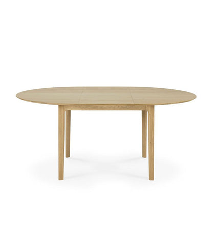 Allred Collaborative - Ethnicraft - Oak Bok Round Extendable Dining Table - Oak Bok Round Extendable Dining Table - 51527