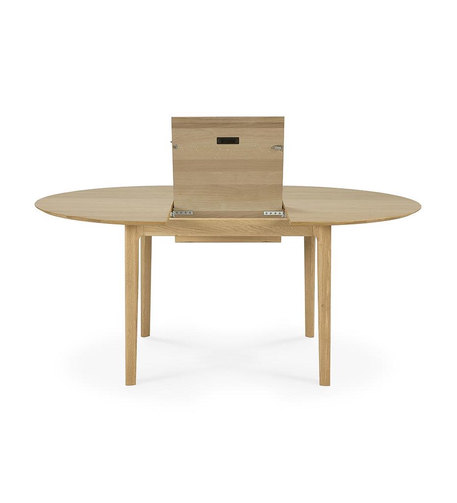 Allred Collaborative - Ethnicraft - Oak Bok Round Extendable Dining Table - Oak Bok Round Extendable Dining Table - 51527