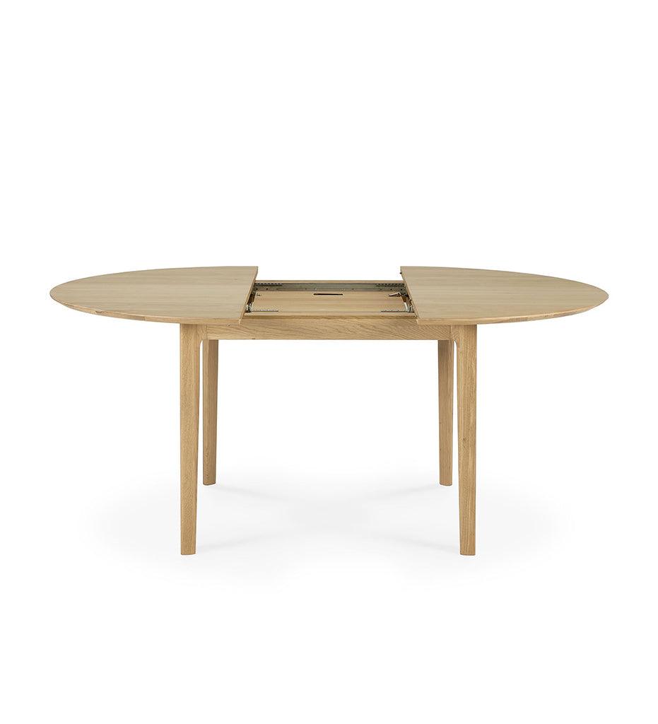 Allred Collaborative - Ethnicraft - Oak Bok Round Extendable Dining Table - Oak Bok Round Extendable Dining Table - 51527