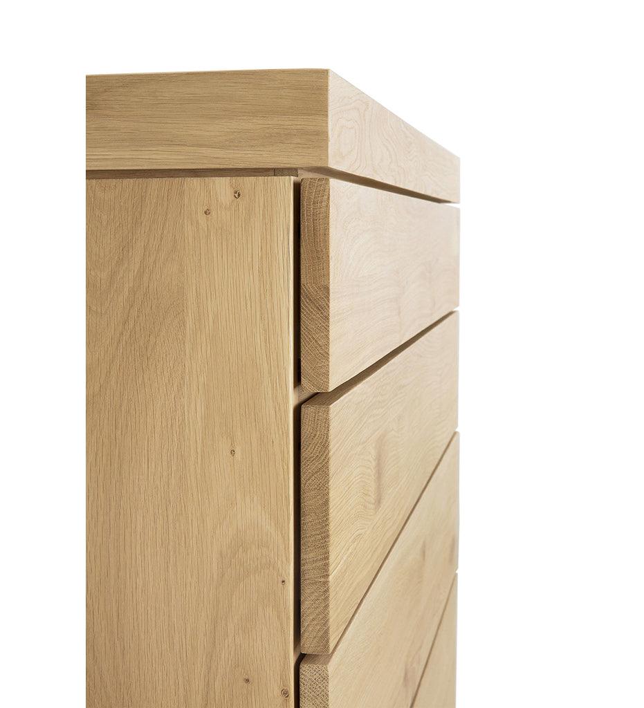 Allred Collaborative - Ethnicraft - Oak Burger Chest of Drawers - Oak Burger Chest of Drawers - 51399