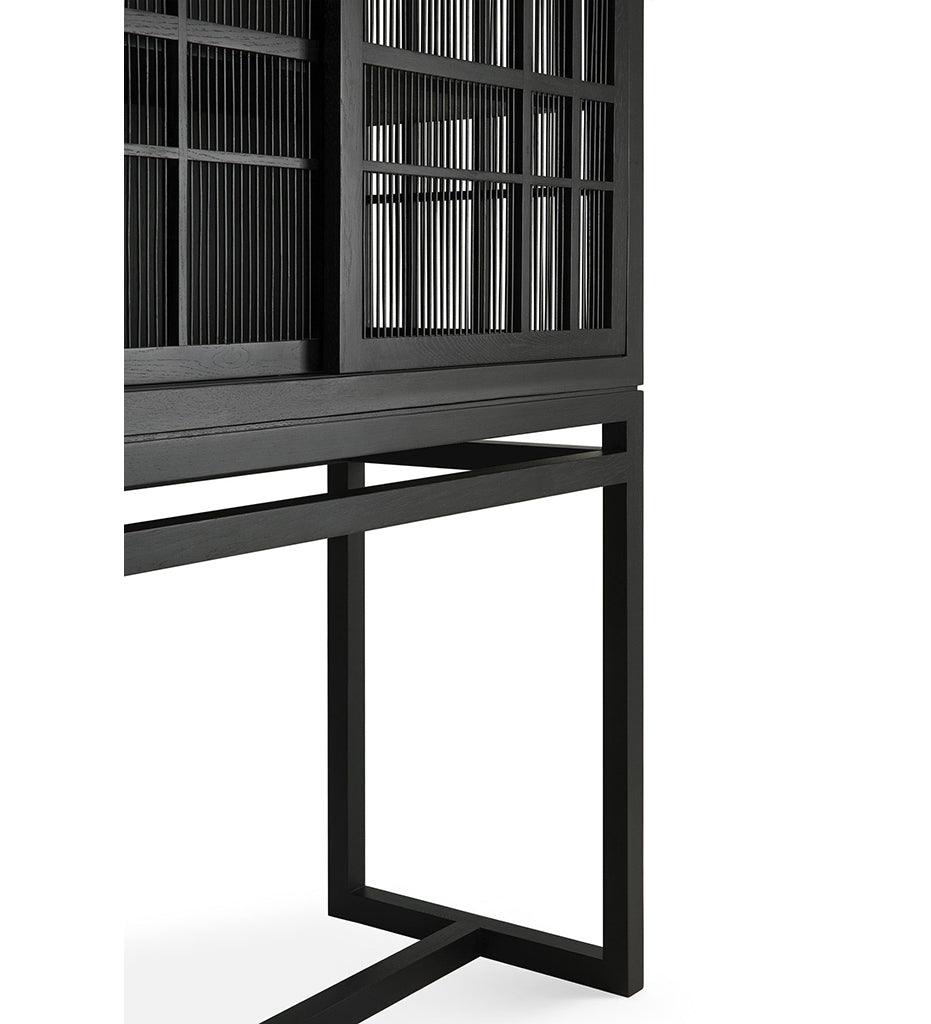 Allred Collaborative - Ethnicraft - Oak Burung Storage Cupboard - Black - Oak Burung Storage Cupboard - Black - 12345