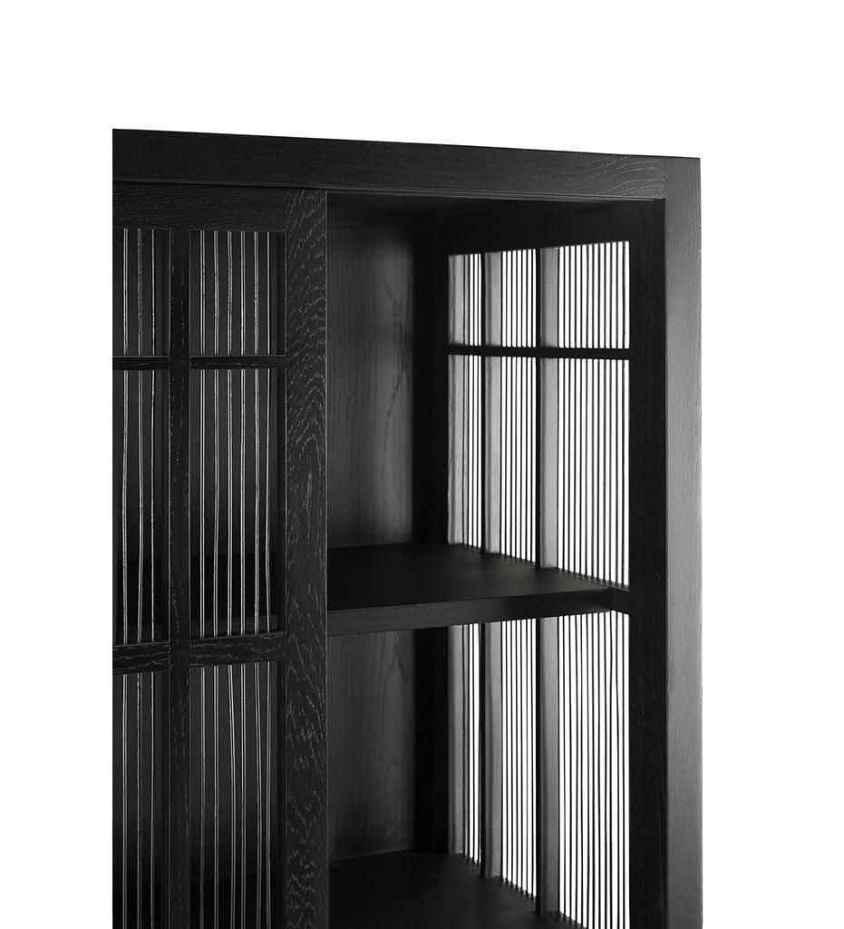 Allred Collaborative - Ethnicraft - Oak Burung Storage Cupboard - Black - Oak Burung Storage Cupboard - Black - 12345