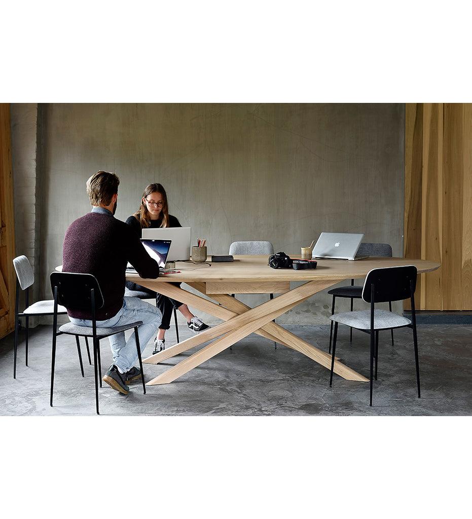 Allred Collaborative - Ethnicraft - Oak Mikado Meeting Table - Oak Mikado Meeting Table - 50546