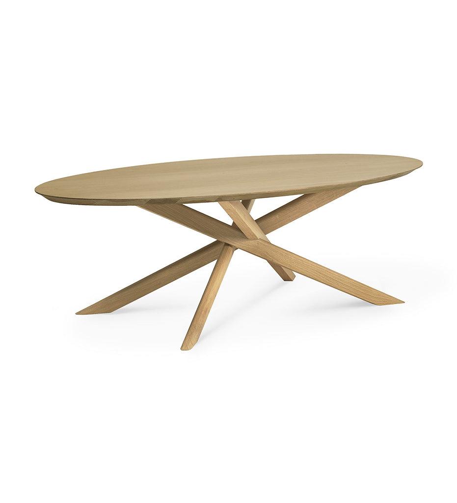 Allred Collaborative - Ethnicraft - Oak Mikado Oval Coffee Table - Oak Mikado Oval Coffee Table - 50544