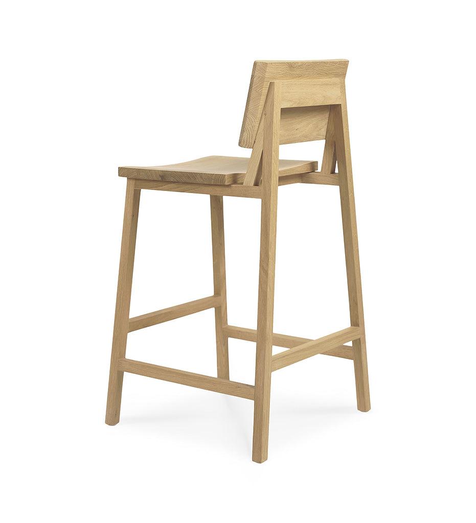 Allred Collaborative - Ethnicraft - Oak N3 Counter Stool - Oak N3 Counter Stool - 50687