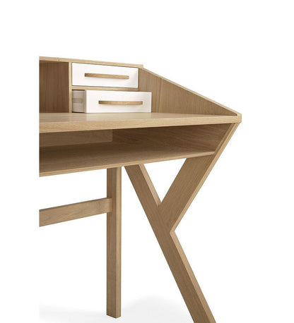 Allred Collaborative - Ethnicraft - Oak Origami Desk - - Oak Origami Desk - - 45056