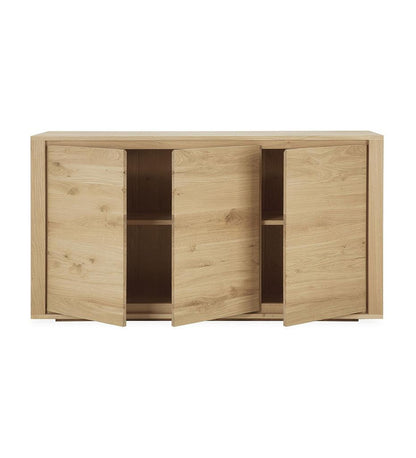 Allred Collaborative - Ethnicraft - Oak Shadow Sideboard - 3 Doors - Oak Shadow Sideboard - 3 Doors - 51371