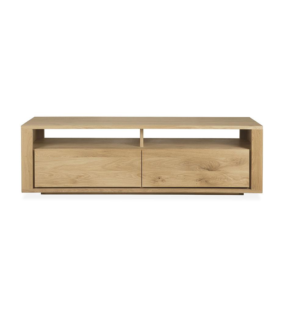 Allred Collaborative - Ethnicraft - Oak Shadow TV Cupboard - Drawers - - Oak Shadow TV Cupboard - Drawers - - 51375