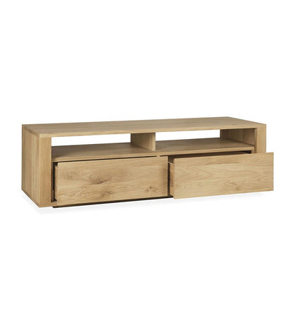 Allred Collaborative - Ethnicraft - Oak Shadow TV Cupboard - Drawers - - Oak Shadow TV Cupboard - Drawers - - 51375