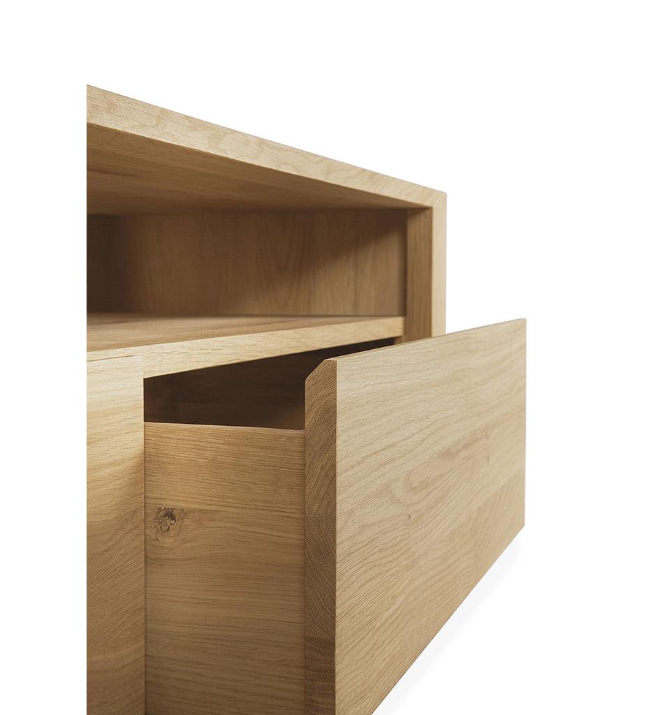 Allred Collaborative - Ethnicraft - Oak Shadow TV Cupboard - Drawers - - Oak Shadow TV Cupboard - Drawers - - 51375