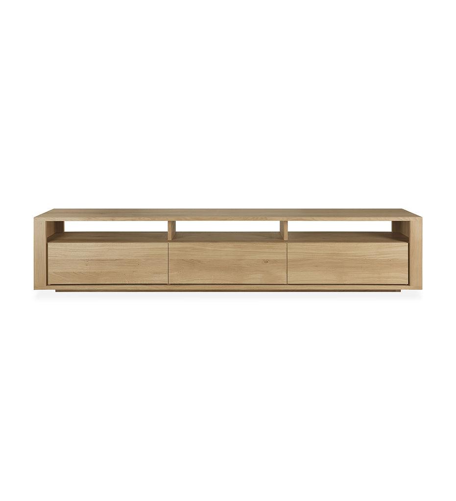 Allred Collaborative - Ethnicraft - Oak Shadow TV Cupboard - Drawers - - Oak Shadow TV Cupboard - Drawers - - 51375