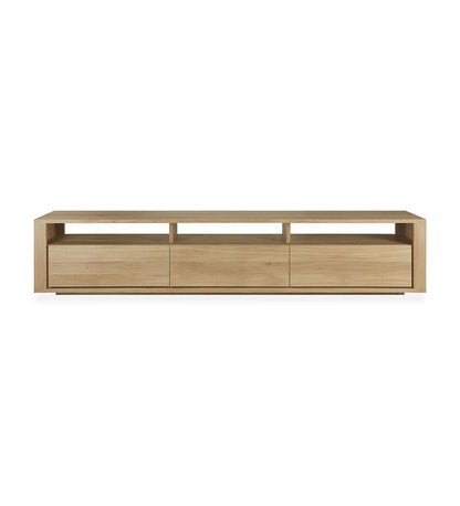 Allred Collaborative - Ethnicraft - Oak Shadow TV Cupboard - Drawers - - Oak Shadow TV Cupboard - Drawers - - 51375