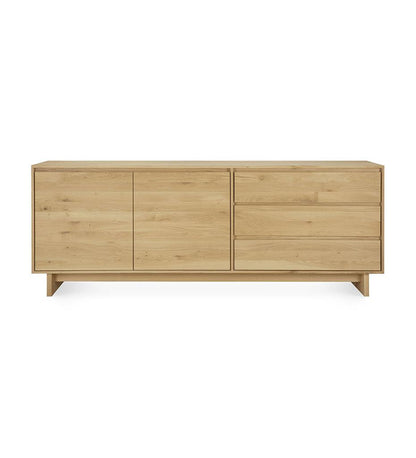 Allred Collaborative - Ethnicraft - Oak Wave Sideboard - 2 Doors - Oak Wave Sideboard - 2 Doors - 51451