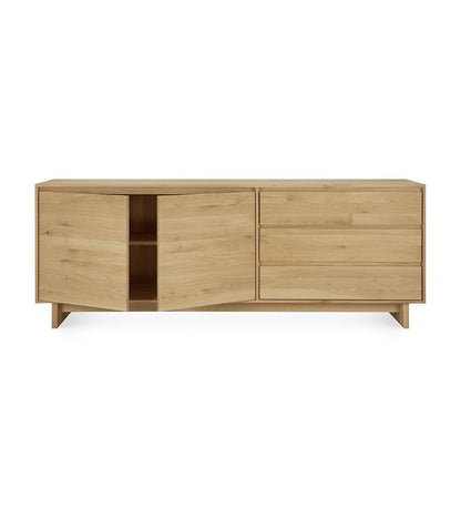 Allred Collaborative - Ethnicraft - Oak Wave Sideboard - 2 Doors - Oak Wave Sideboard - 2 Doors - 51451