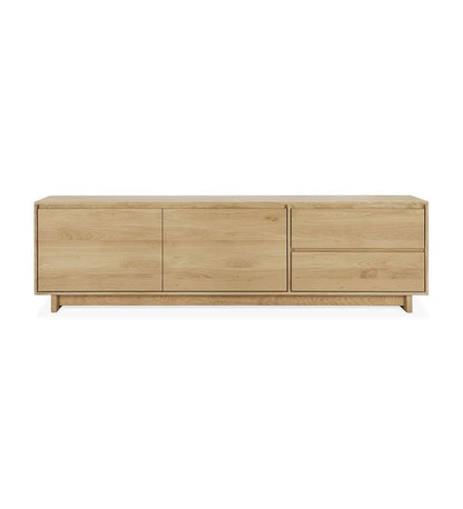 Allred Collaborative - Ethnicraft - Oak Wave TV Cupboard - Oak Wave TV Cupboard - 51453