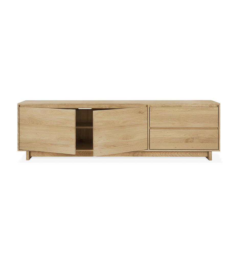 Allred Collaborative - Ethnicraft - Oak Wave TV Cupboard - Oak Wave TV Cupboard - 51453