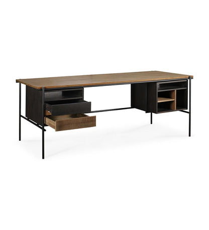 Allred Collaborative - Ethnicraft - Oscar Desk With Drawers - Oscar Desk With Drawers - 10141