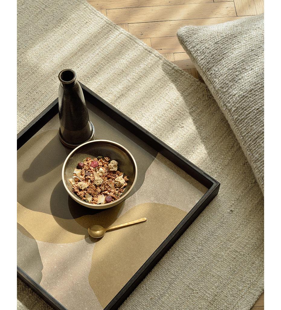 Allred Collaborative - Ethnicraft - Overlapping Dots Glass Tray - Square - S - Overlapping Dots Glass Tray - Square - S - 20544