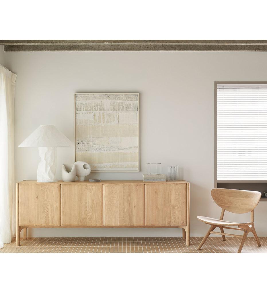 Allred Collaborative - Ethnicraft - Pi Sideboard - Oak - 4 Doors - Pi Sideboard - Oak - 4 Doors - 51319