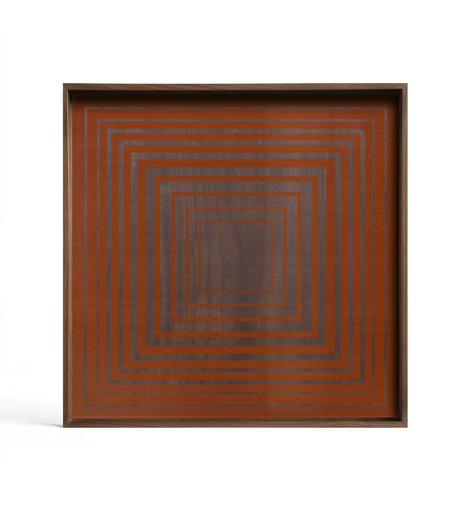 Allred Collaborative - Ethnicraft - Pumpkin Squares Glass Tray - - Pumpkin Squares Glass Tray - - 20921