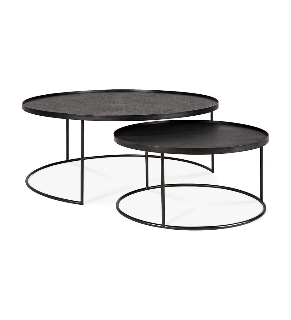 Allred Collaborative - Ethnicraft - Round Tray Coffee Table Frame Set - L/XL - Round Tray Coffee Table Frame Set - L/XL - 20329