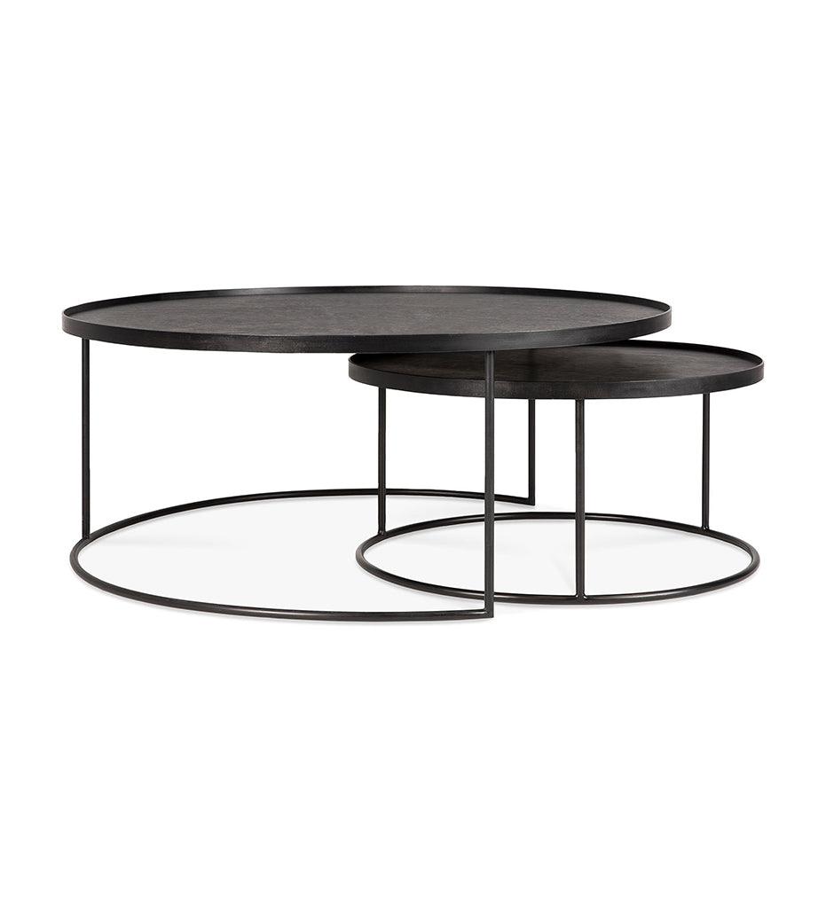 Allred Collaborative - Ethnicraft - Round Tray Coffee Table Frame Set - L/XL - Round Tray Coffee Table Frame Set - L/XL - 20329