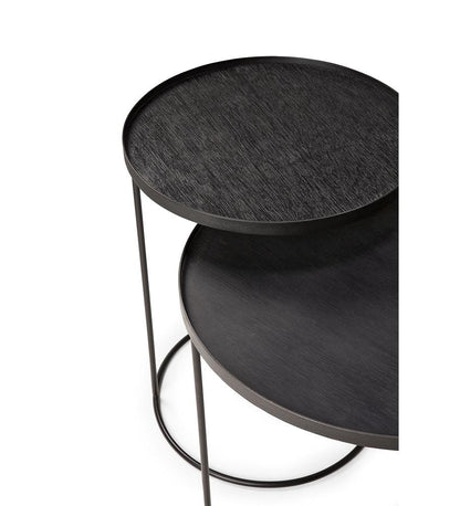 Allred Collaborative - Ethnicraft - Round Tray Side Table Frame Set - Round Tray Side Table Frame Set - 20721