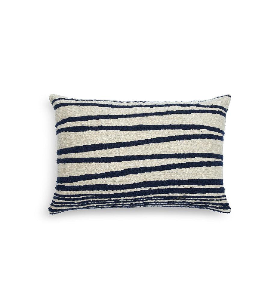 Allred Collaborative - Ethnicraft - Stripes Cushion- White - Lumbar - Stripes Cushion- White - Lumbar - 21063