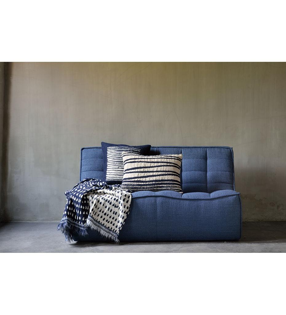 Allred Collaborative - Ethnicraft - Stripes Cushion- White - Lumbar - Stripes Cushion- White - Lumbar - 21063