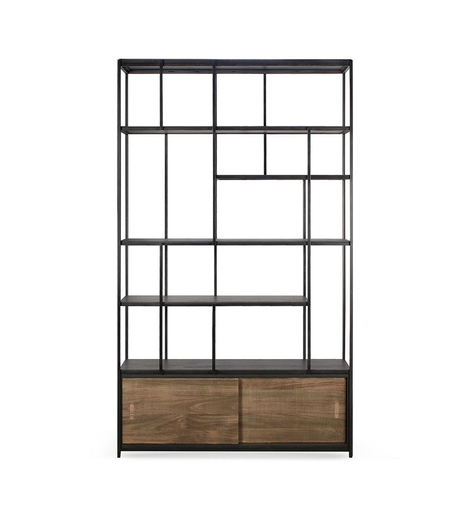 Allred Collaborative - Ethnicraft - Studio Rack - Teak - 2 Doors - Studio Rack - Teak - 2 Doors - 10082