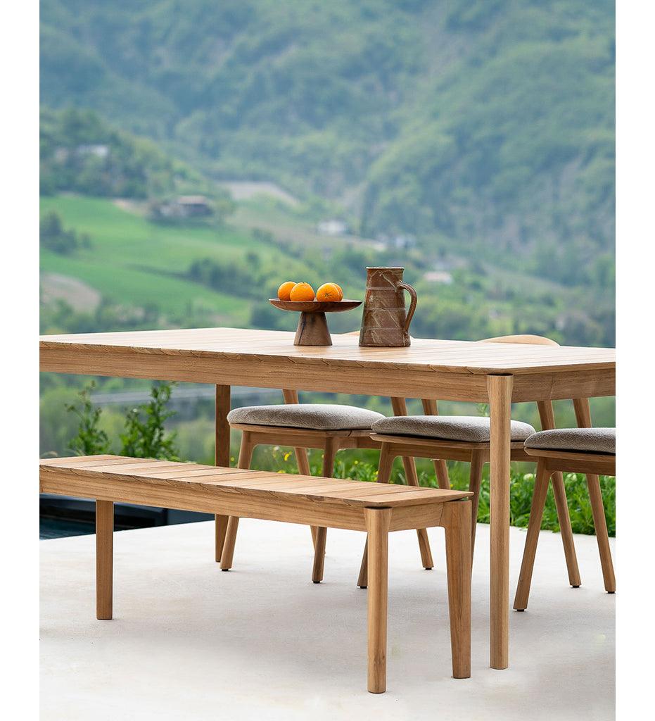 Allred Collaborative - Ethnicraft - Teak Bok Outdoor Dining Table - - Teak Bok Outdoor Dining Table - - 10269