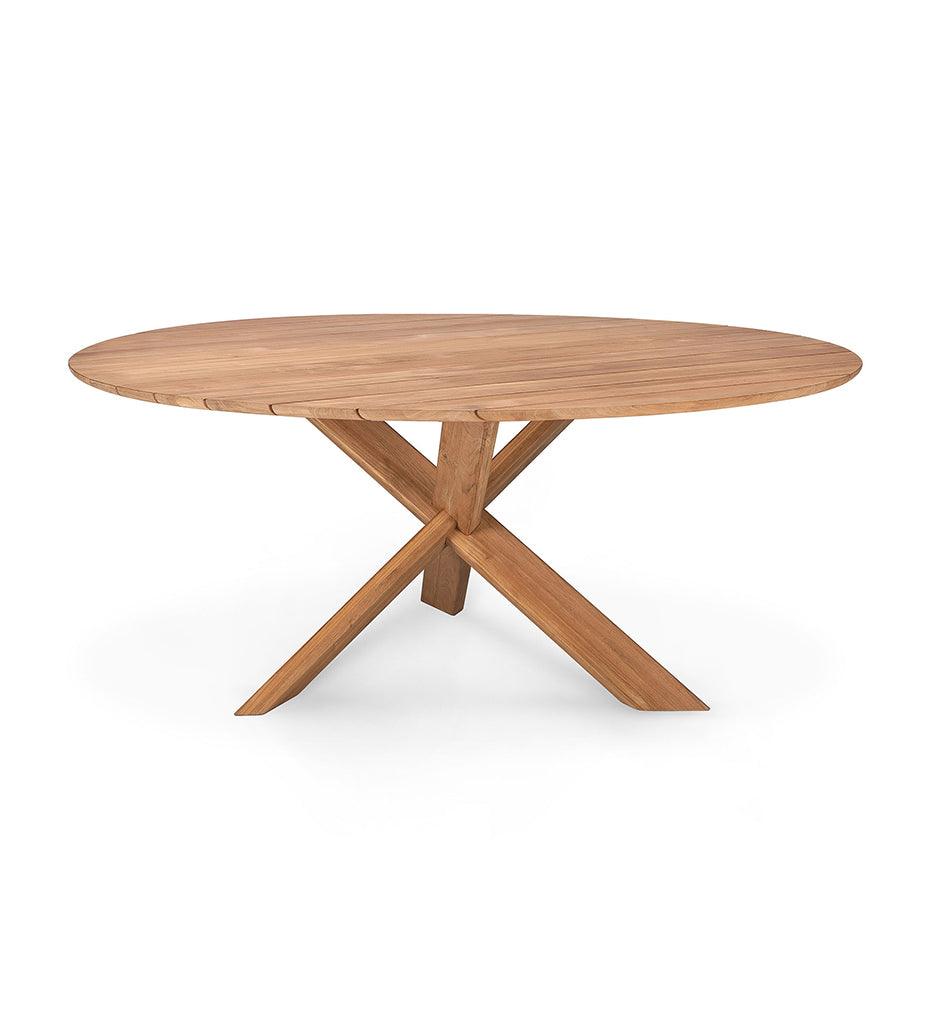 Allred Collaborative - Ethnicraft - Teak Circle Outdoor Dining Table - - Teak Circle Outdoor Dining Table - - 10280