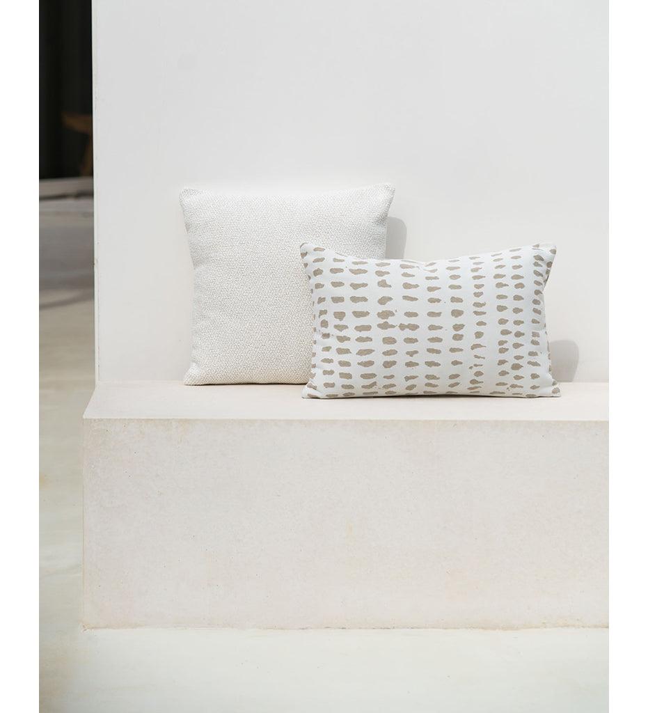 Allred Collaborative - Ethnicraft - White Dots Outdoor Cushion - - White Dots Outdoor Cushion - - 21101