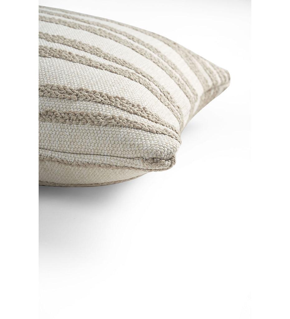 Allred Collaborative - Ethnicraft - White Stripes Outdoor Cushion - Lumbar - White Stripes Outdoor Cushion - Lumbar - 21102