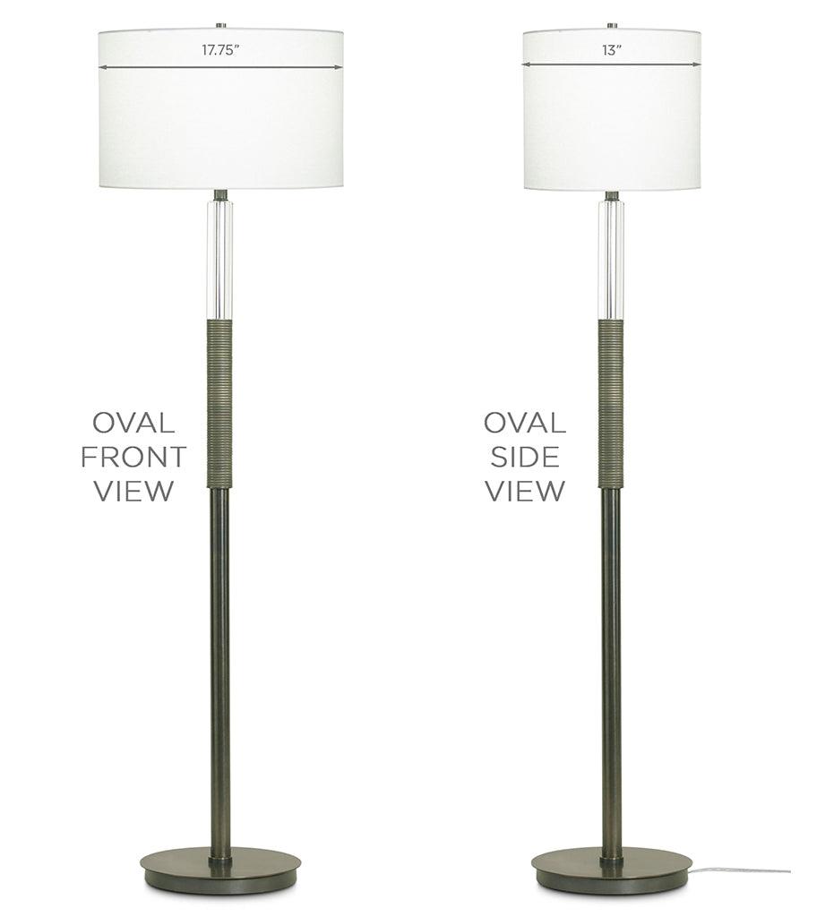 Allred Collaborative - FlowDecor - Atlantic Floor Lamp - Atlantic Floor Lamp - 3642-OVAL-OWL