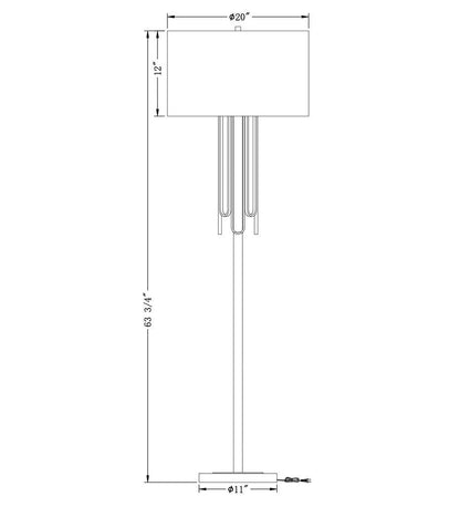 Allred Collaborative - FlowDecor - Barclay Floor Lamp - - Barclay Floor Lamp - - 4489-OWC