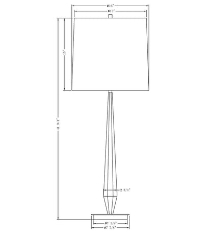 Allred Collaborative - FlowDecor - Caden Table Lamp - Caden Table Lamp - 4091-OWL