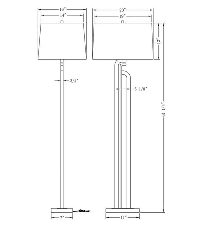 Allred Collaborative - FlowDecor - Caspian Floor Lamp - Caspian Floor Lamp - 4088-OWL