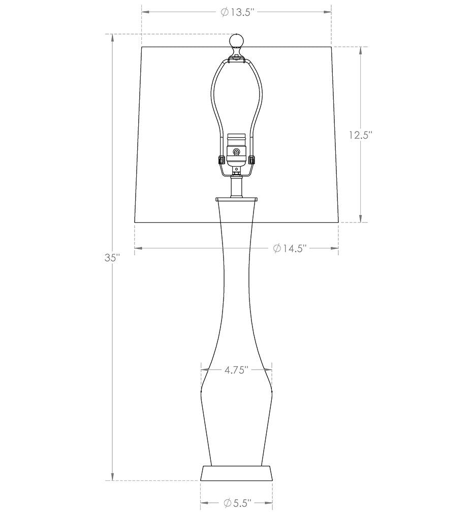 Allred Collaborative - FlowDecor - Durst Table Lamp - Durst Table Lamp - 4514-OWL