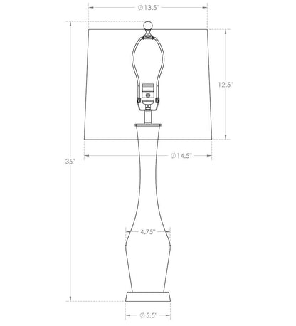 Allred Collaborative - FlowDecor - Durst Table Lamp - Durst Table Lamp - 4514-OWL