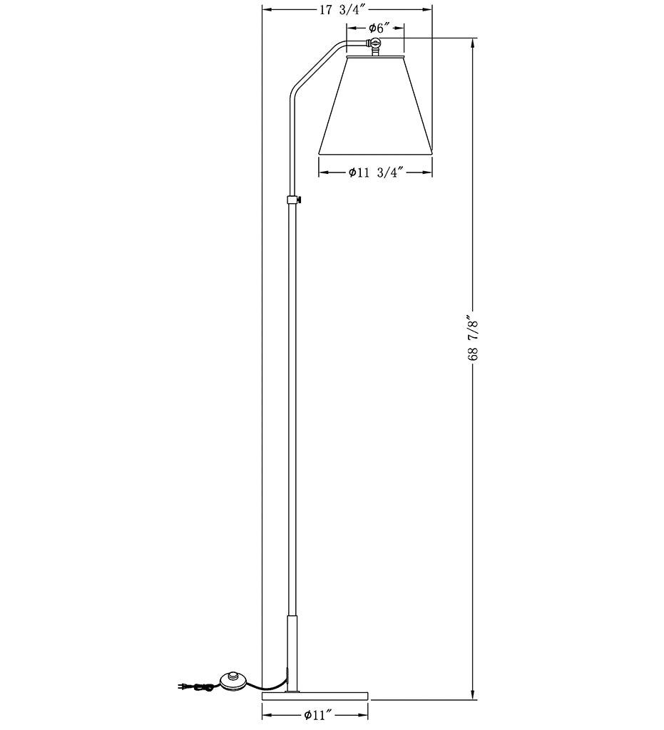 Allred Collaborative - FlowDecor - Fin Floor Lamp - - Fin Floor Lamp - - 4446-OWC